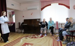 Проведена беседа на тему: " Артериальная гипертензия".