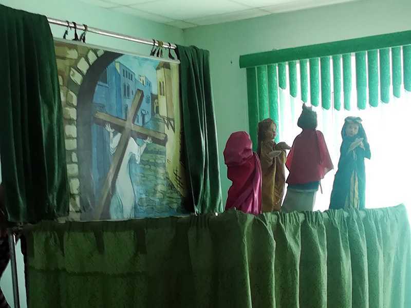 Кукольный спектакль, посвященный Пасхе