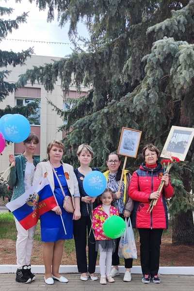 Участие в митинге посвященном 77-ой годовщине Победы.
