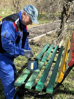 Весенний субботник.