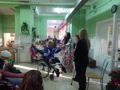 Гости в Рождественский Сочельник-