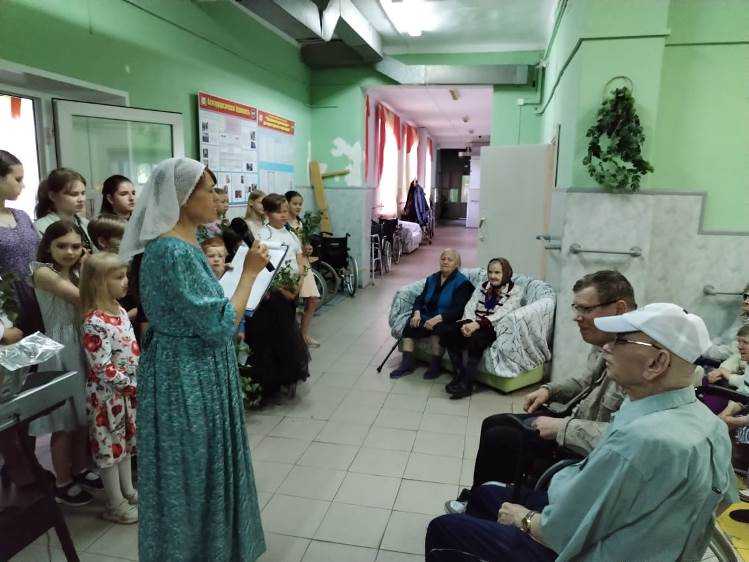 Посмотрели концерт, посвящённый великому празднику Троица