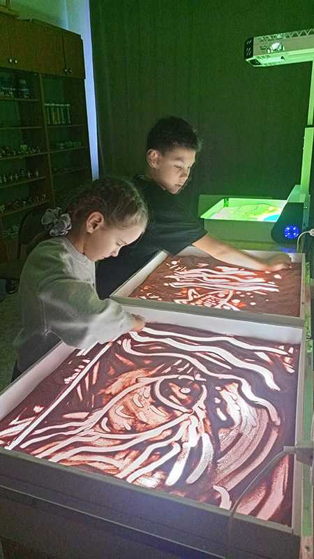 Магия песка и света