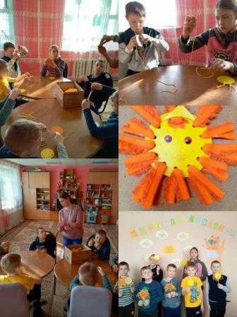 Мастер-класс масленичной недели по изготовлению «Солнышка»