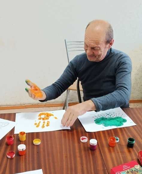 Пальчиковое рисование!