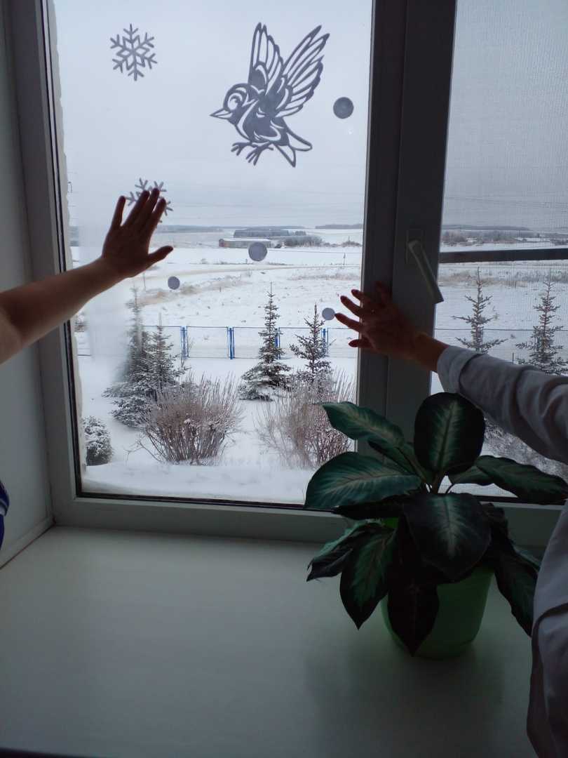 Новогодний декор окон!