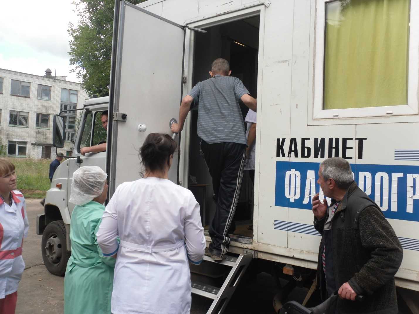 Медицинский осмотр в учреждении