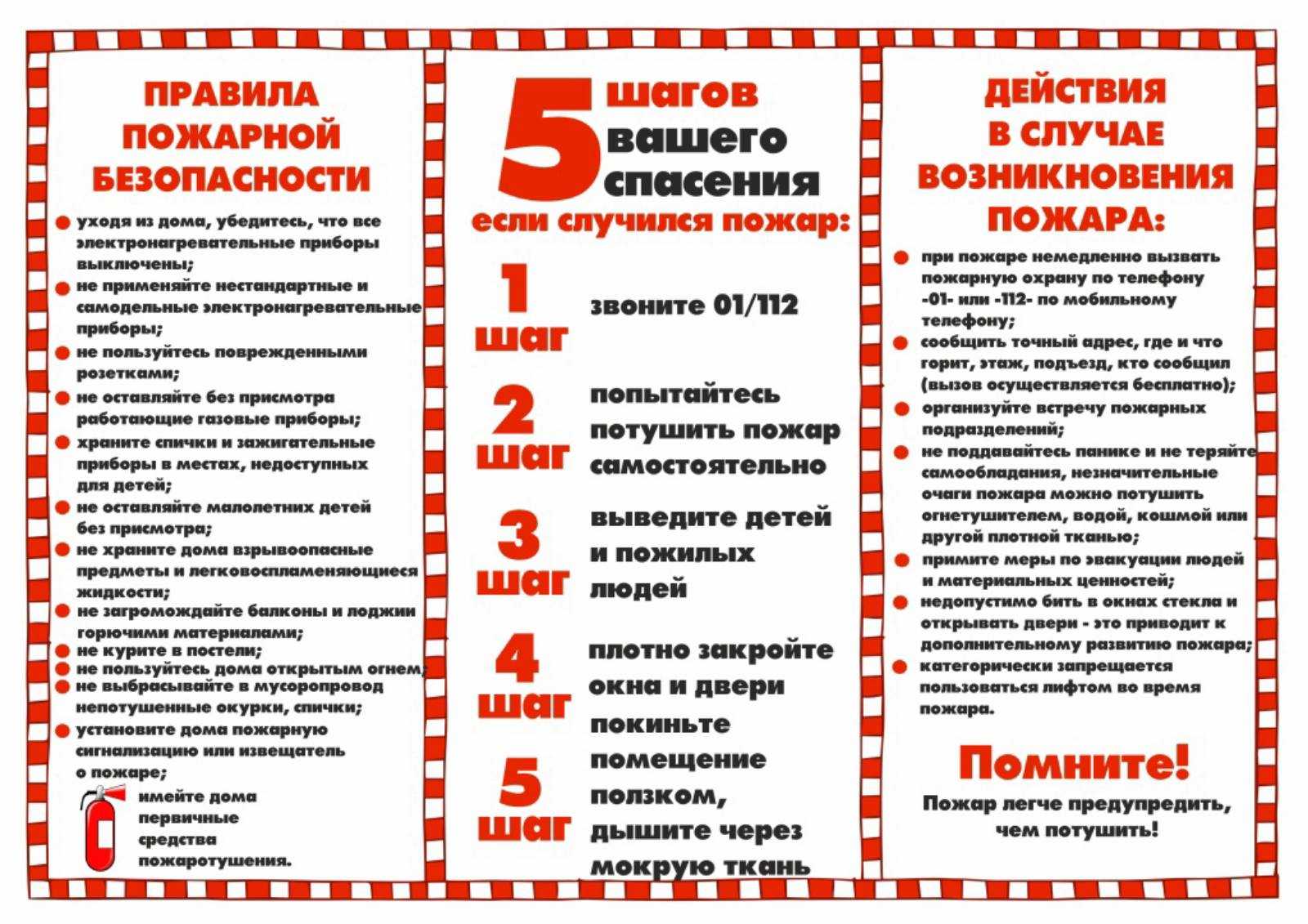 Правила пожарной безопасности в лесу.