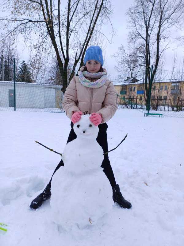 Наши милые снеговички
