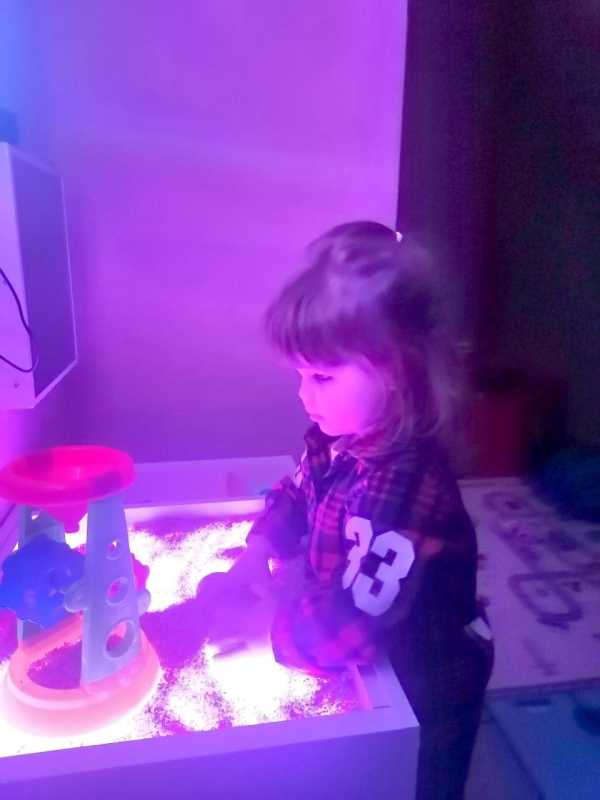 Занятия в сенсорной комнате для детей с РАС 