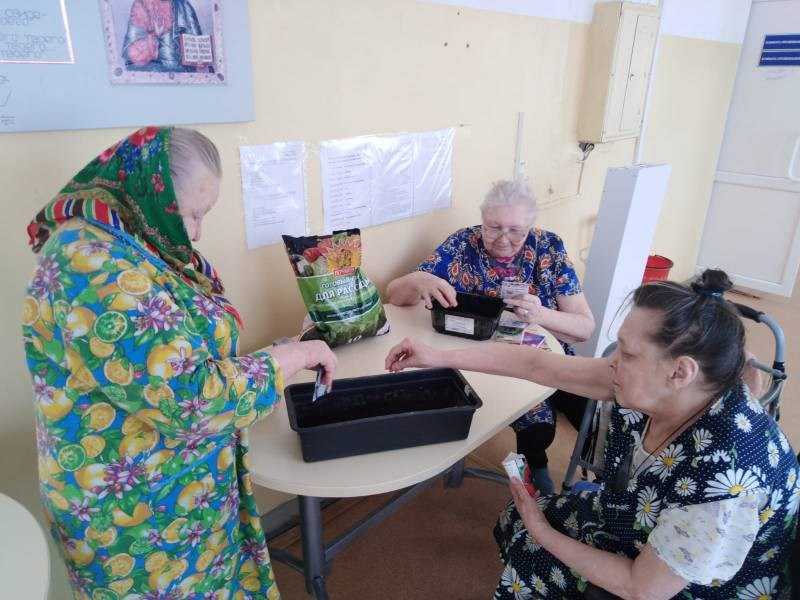 Занятие по гарденотерапии - 