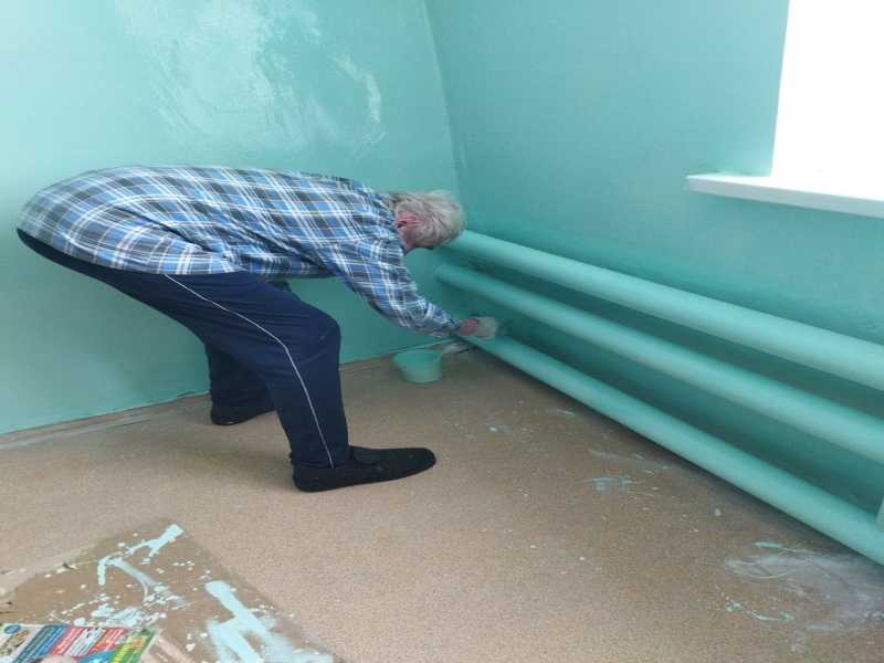 Ремонтные работы.
