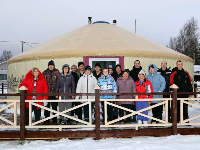 Зимние дни в лагере «Юрта»