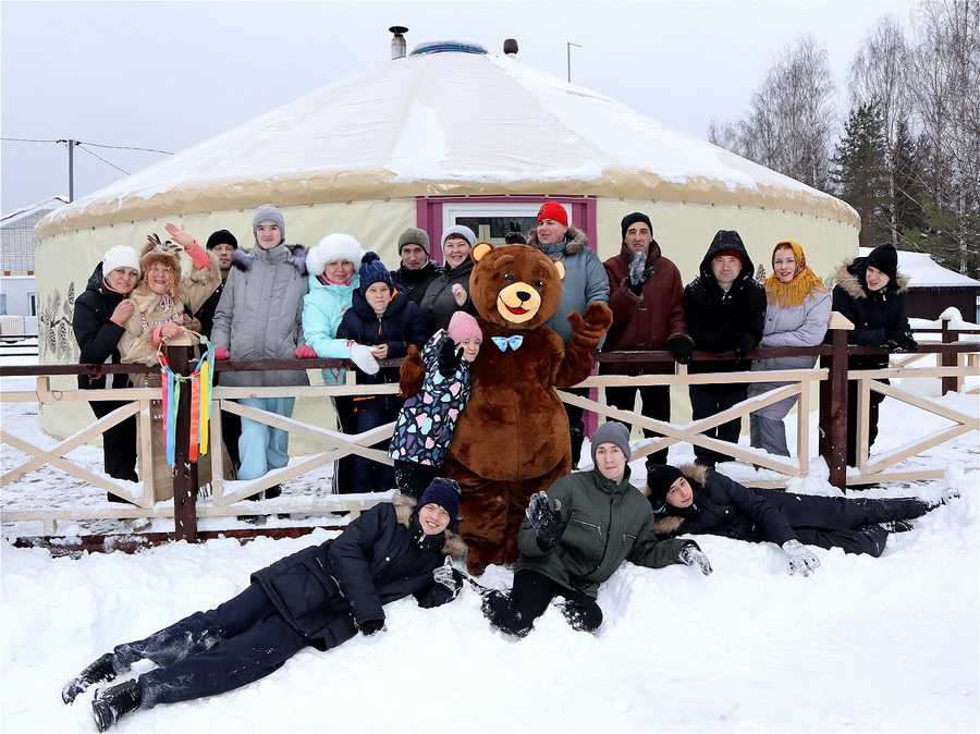 Зимний лагерь «Юрта» принял гостей из Республики Татарстан.