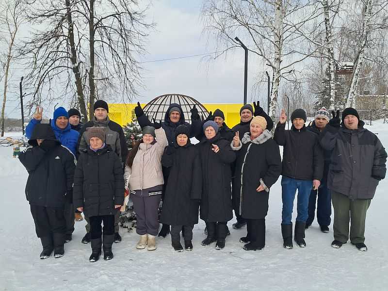 Зимняя прогулка.