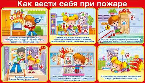 Детям о пожарной безопасности