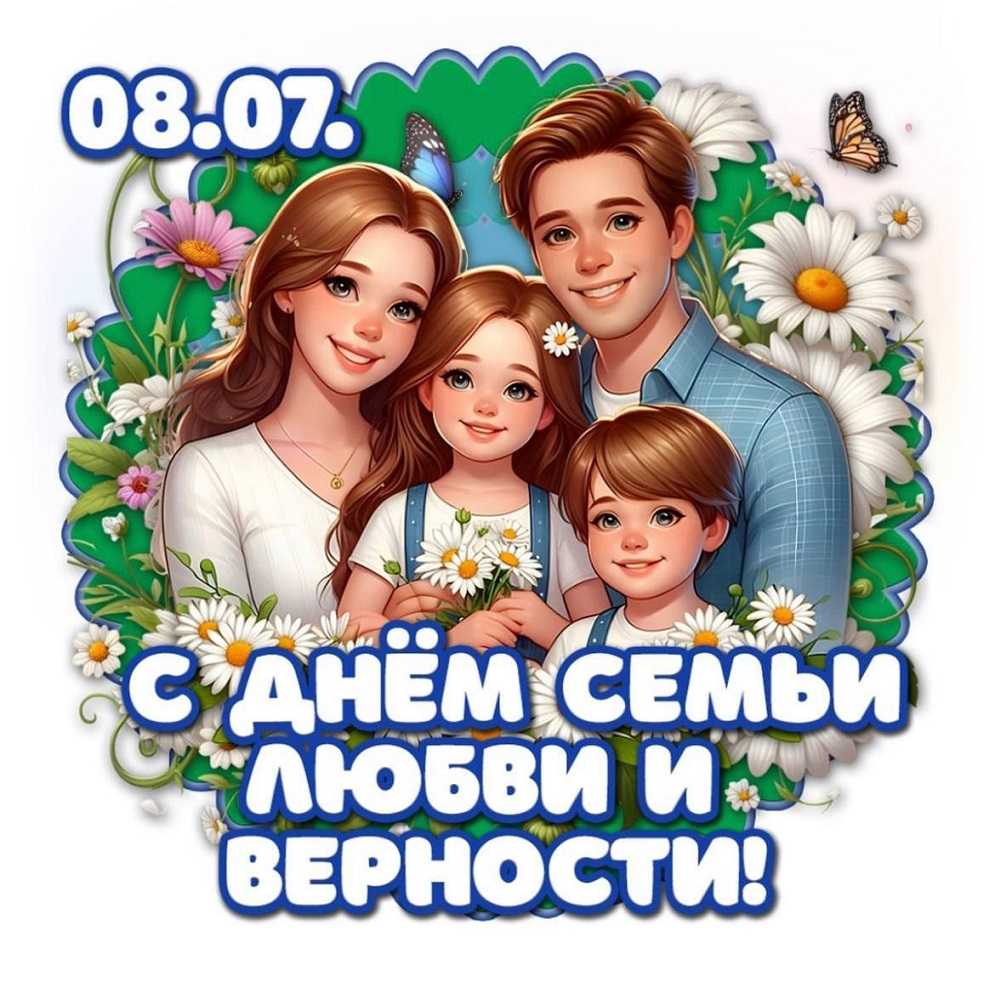С ДНЁМ СЕМЬИ, ЛЮБВИ И ВЕРНОСТИ!