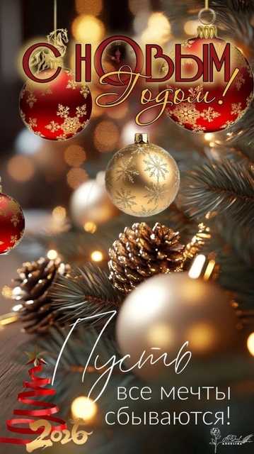 От всей души поздравляем Вас С Новым 2026 годом!