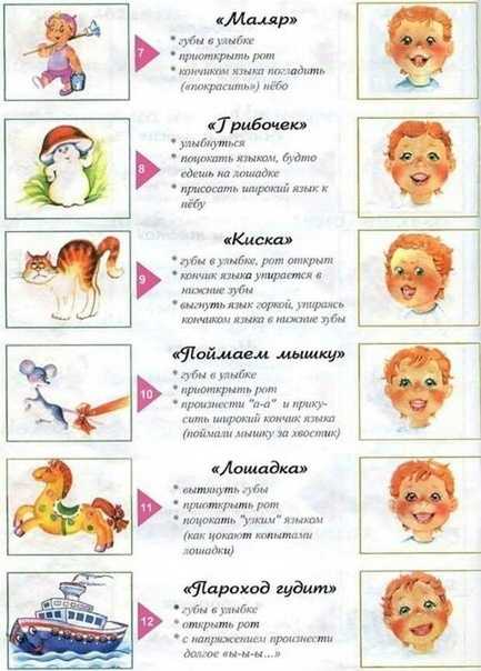 Артикуляционная гимнастика!