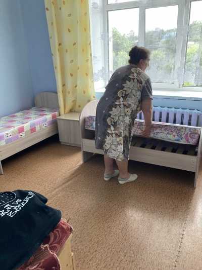Производится подготовка ко второй смене летнего лагеря 