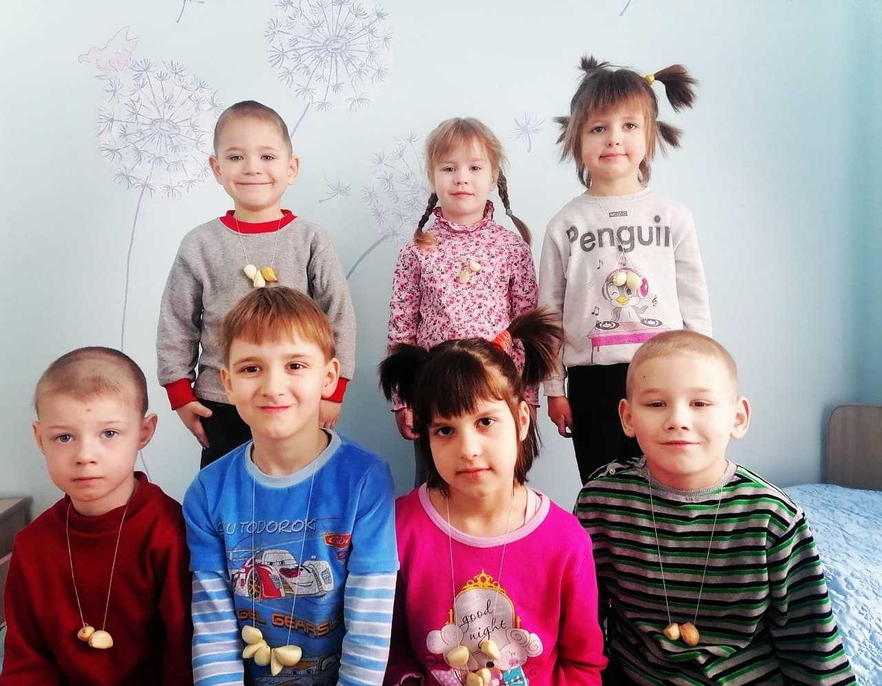 Бусы из чеснока