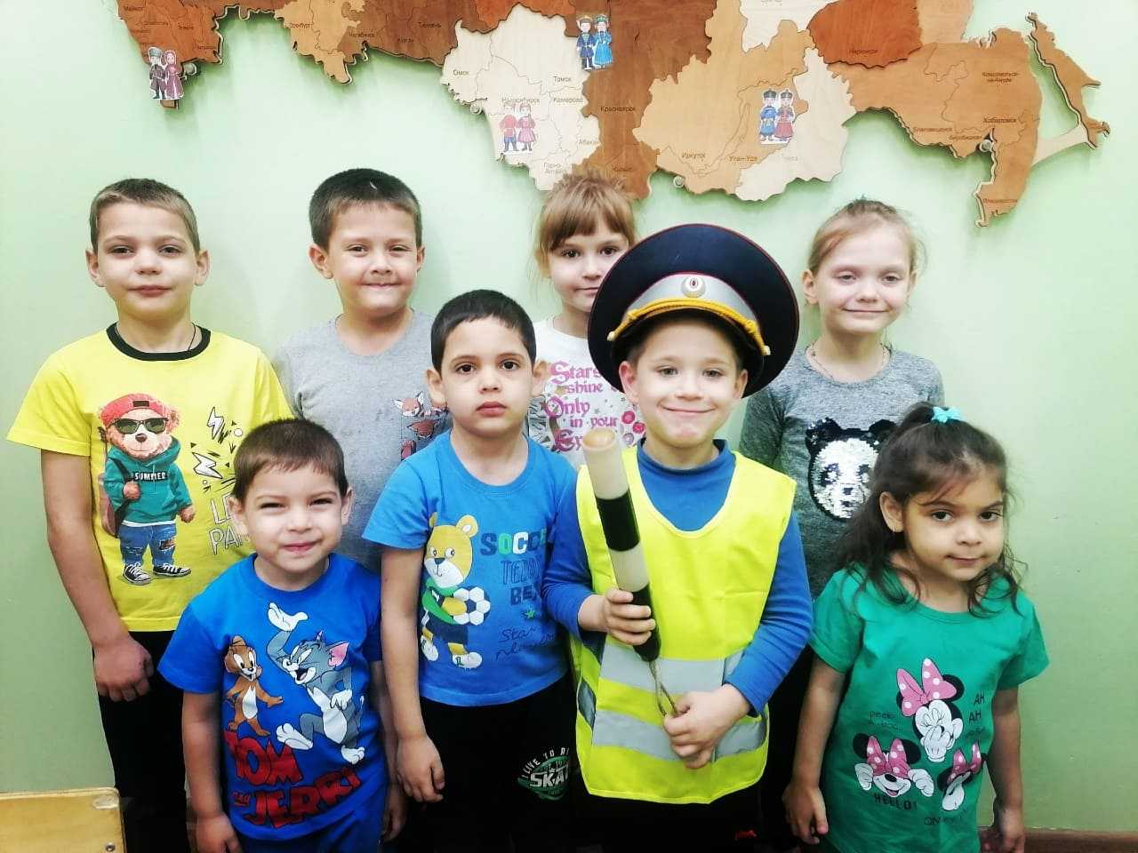 Занятие посвященное дню полиции