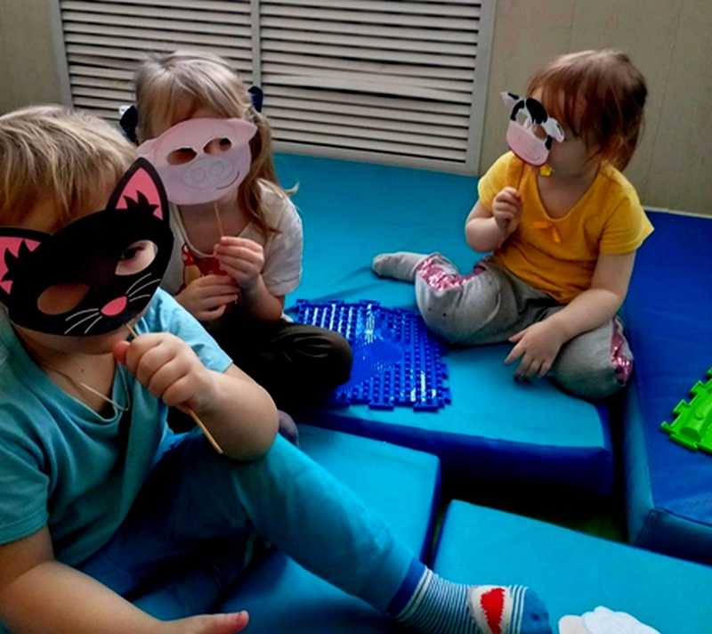 Занятия в сенсорной комнате