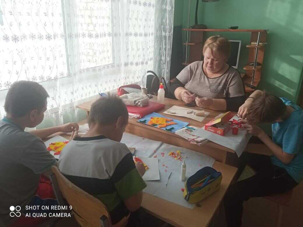 Занятие в кружке