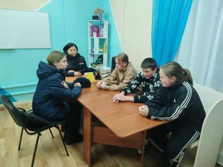 Профилактическая беседа с воспитанниками