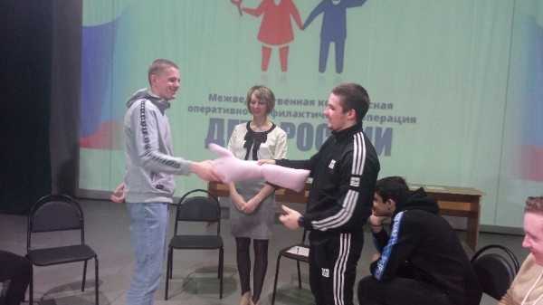 Тренинговое занятие со студентами Шатковского агротехнического техникума.
