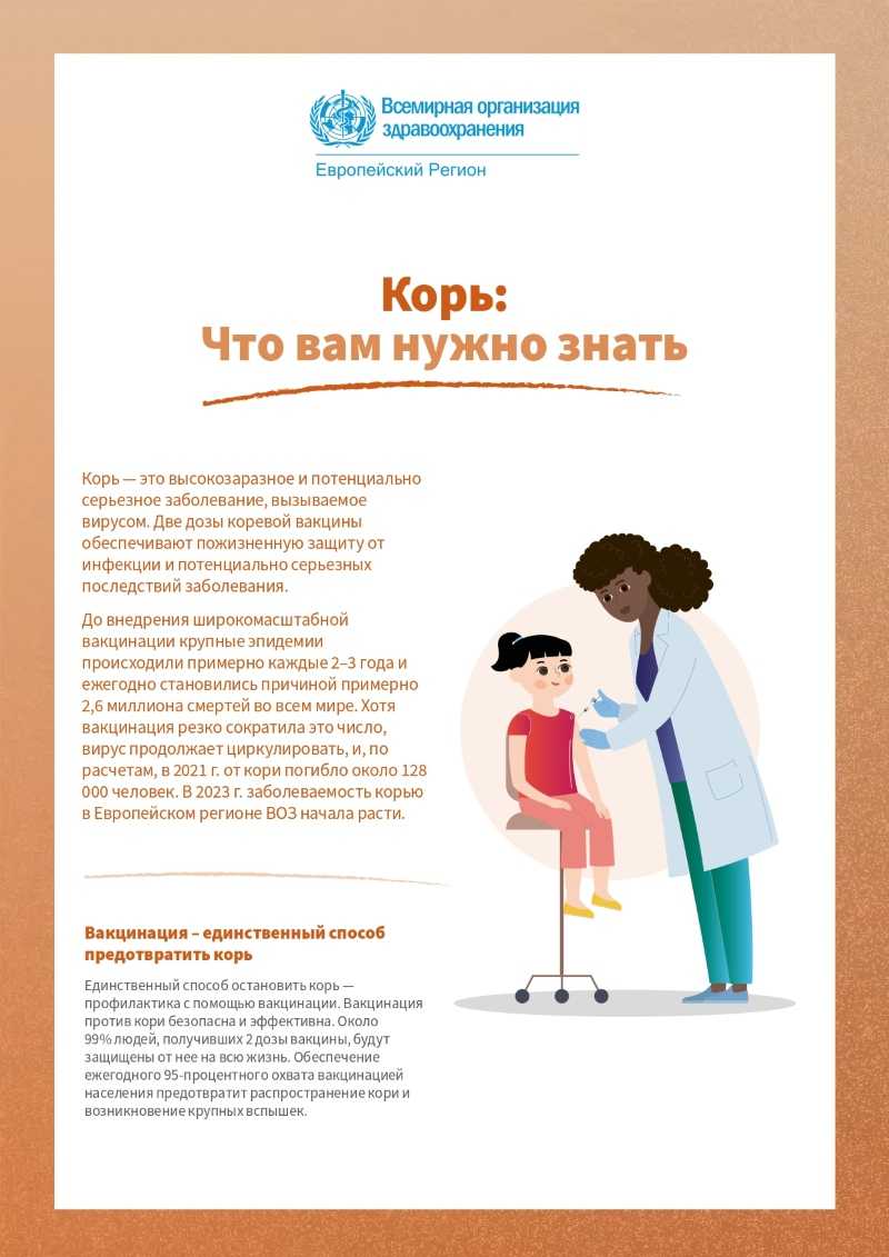 Меры профилактики инфекционных заболеваний посредством вакцинации