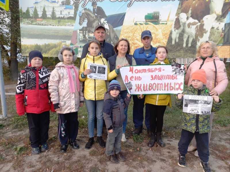 В стационарном отделении прошла акция « Мы в ответе за них», посвященная всемирному Дню защиты животных.