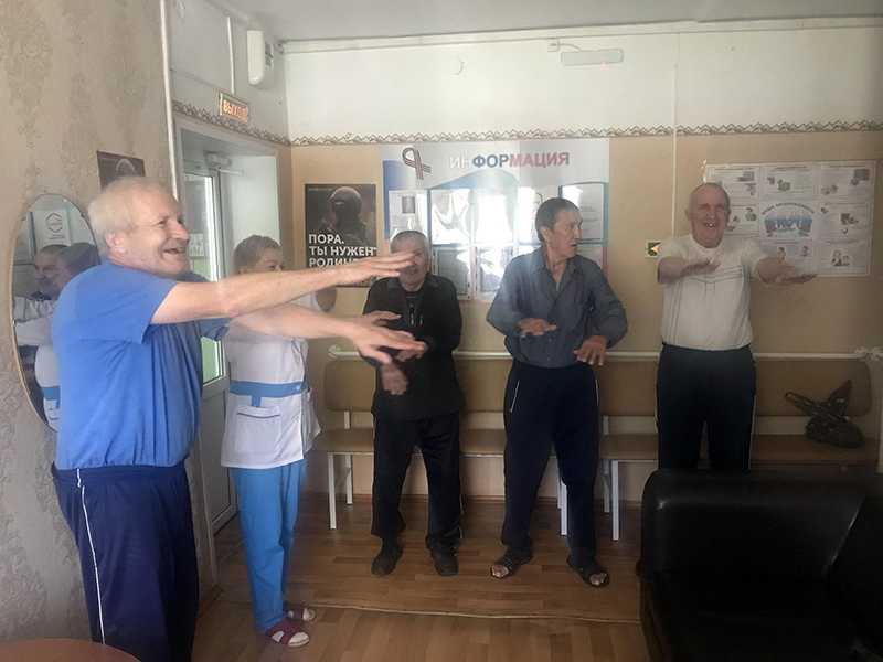 Зарядка полезна в любом возрасте