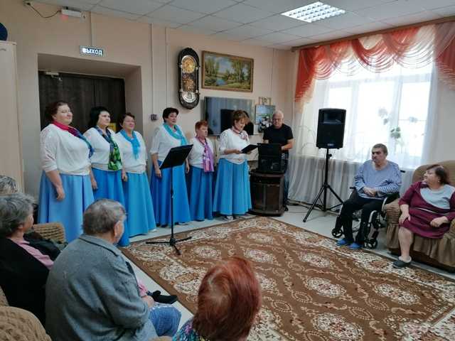 Концерт посвященный Дню пожилого человека.