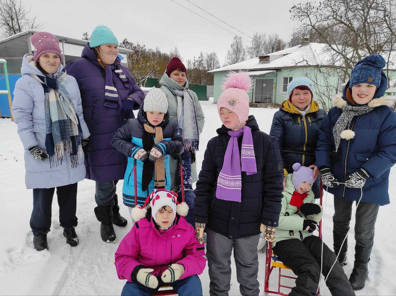 Зимняя прогулка.