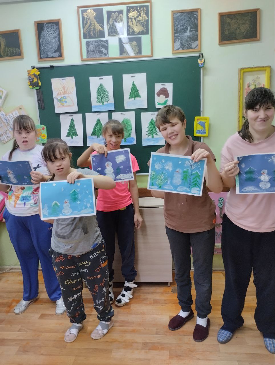 Зимний пейзаж.