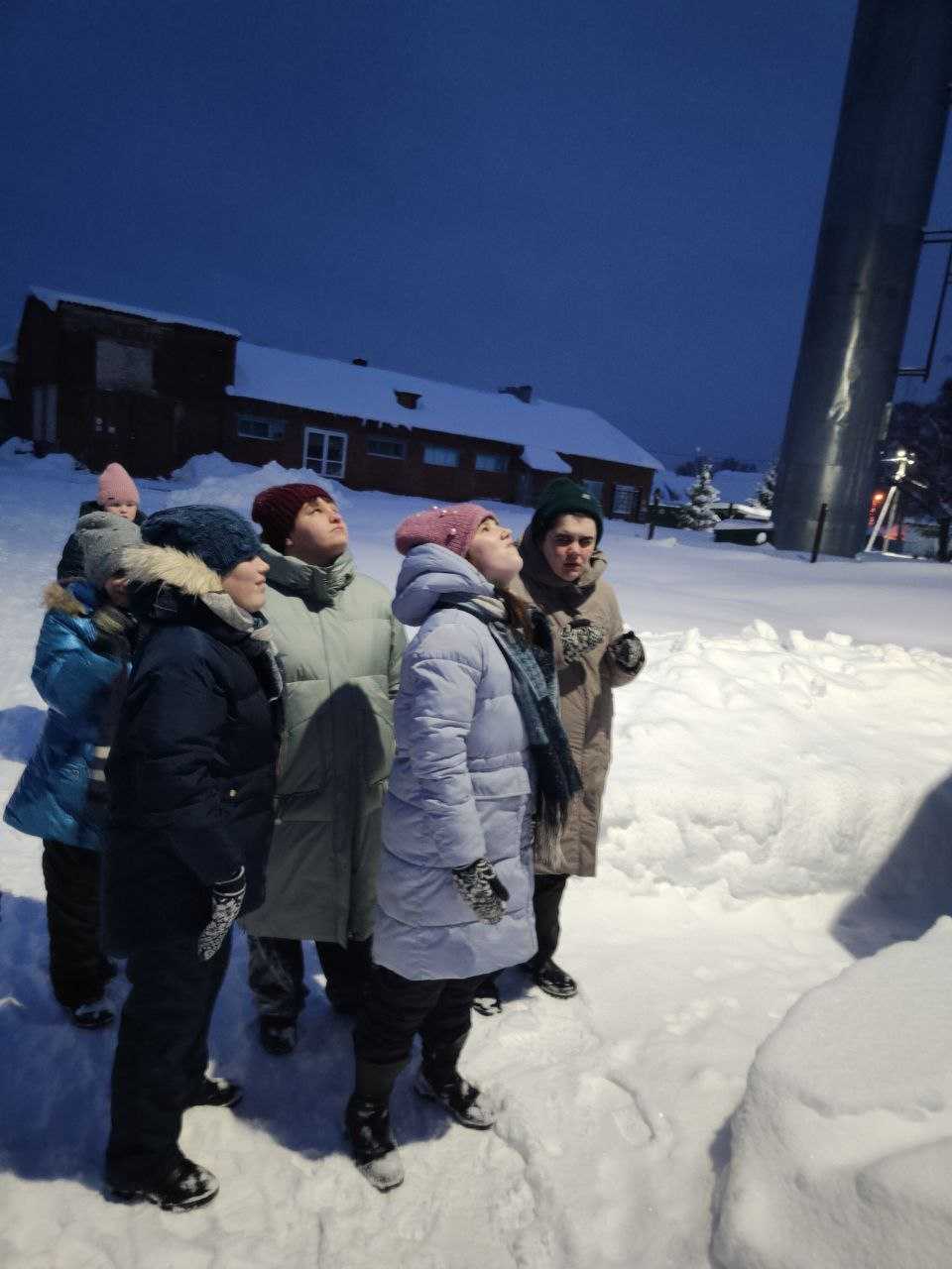 Вечерняя прогулка.