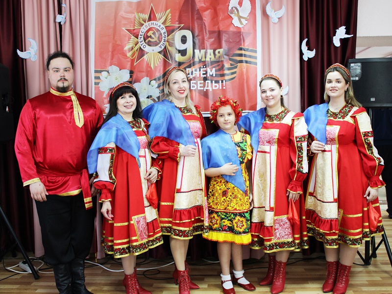 Праздничный концерт, посвященный Дню Победы.